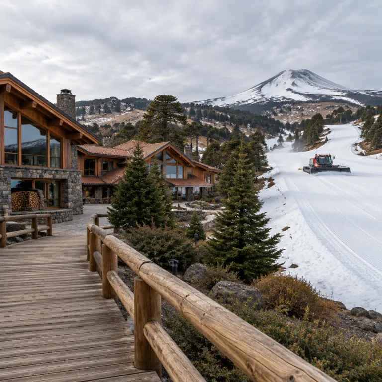 Corralco ski Chile: refined Andean mountain lodges around Lonquimay